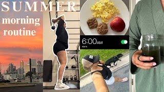 6am Summer Morning Routine: workout, healthy habits, start your day right!