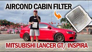 DIY Changing/Replacing Air Cabin Filter / Filter Aircond - Proton Inspira | Lancer GT