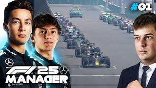 NEW SERIES! F1 MANAGER 2025 MERCEDES CAREER MODE! #1