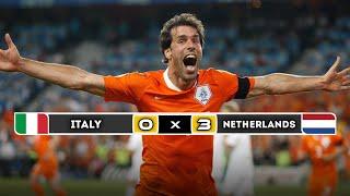 Netherlands  ×  Italy | 3 × 0 | HIGHLIGHTS | All Goals | Euro 2008