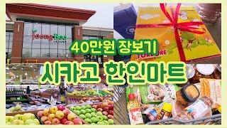 시카고 한인마트(중부마켓&H마트) 장보기 미국 중서부 물가 현실 임산부 태교 여행#6