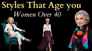 Style Mistakes that Age You - How Not To Look Frumpy Over 40