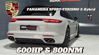 600HP & 800NM Porsche Panamera Sport Turismo 2.9T V6 4 E-Hybrid | 0-100 & 0-200 Stock vs Stage 1