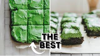 Finding the BEST Matcha Brownies Recipe! NO White Chocolate and Matcha Buttercream Frosting