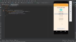 Age In Minutes : First app in Android Development