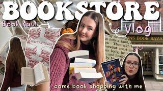 bookstore vlog! breaking my book buying ban…️