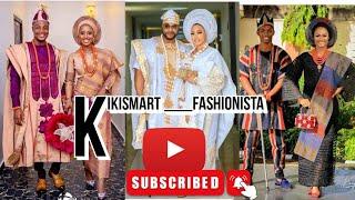 the gorgeous aso oke styles for the chic Yoruba bride and groom