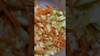 Салат из капусты с морковью по-корейски. Очень простой рецепт. #салатпокорейски#морковькапуста#салат