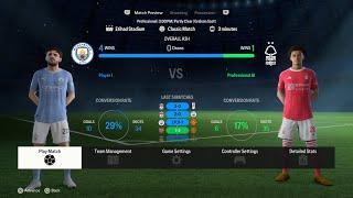 FC24 | Manchester City vs Nottem Forest | Haaland Skills |EPL #ps5 #skills #goals #rma #manunited