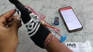 Smart Monitoring system using Smart Glove with heart rate and Temperature  monitoring