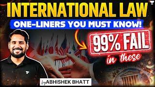  Live Lecture: UGC NTA Law Paper | International Law | Abhishek Bhatt