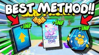 The *BEST* Method to get TONS of TRADING CARDS Fast in Pet Simulator 99!!