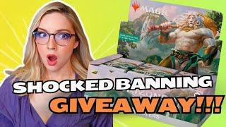 SHOCKED by the BAN! I want to GIVE this away! Magic: The Gathering