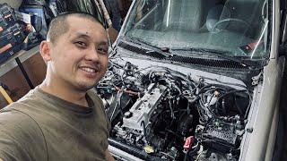 TACOMA 3RZ ENGINE HAS BLOWN HEAD GASKET + CRACKED HEAD