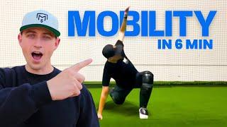 6 min DAILY Mobility for CATCHERS (Easy follow along video!)