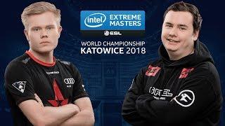 CS:GO - Astralis vs. FaZe [Cache] Map 1 - Semifinal - IEM Katowice 2018