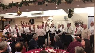 Ukrainian choir performs in Nottingham, England on schedriy vechir (bountiful evening)