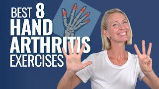 8 Hand Arthritis Exercises for Finger Stiffness and Grip Strength Follow Along Workout