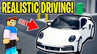 This NEW CAR GAME Has REALISTIC DRIVING In Roblox Car Zone!