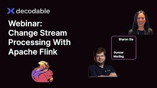 Change Stream Processing With Apache Flink