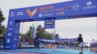 Valencia Half Marathon Trinidad Alfonso Zurich live