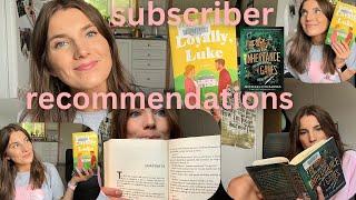 reading books my subscribers recommend