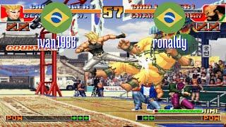 FT5 @kof97: ivan1986 (BR) vs ronaldy (BR) [King of Fighters 97 Fightcade] Mar 22