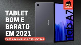 Tablet Samsung A7 2020 | Barato e Bom e com várias dicas extras | por gillemos / PT-BR
