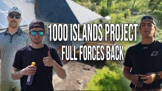 DECK FRAMING | Project 1000 Islands VLOG (1 of 3)