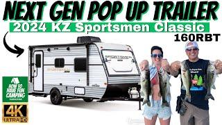 Next Gen Pop Up Camper! 2024 KZ Sportsmen Classic 160RBT