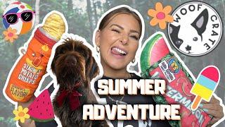 WoofCrate Dog Subscription Box Unboxing | July 2022 | Summer Adventure