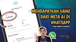 Gampang BangetCara Mendapatkan Uang Dari Meta AI Di WhatsApp