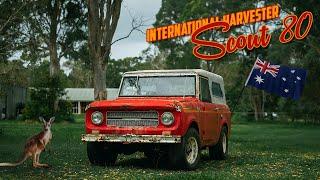 Picking up an International Harvester Scout 80 in Australia