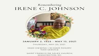 Irene Johnson  Celebration Of Life