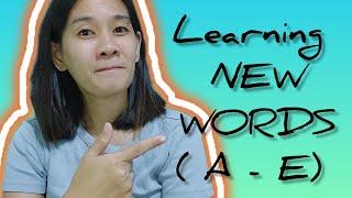 ALPHABET VOCABULARY (IMPROVING VOCABULARY SKILL through WORD MASTERY - A to E)