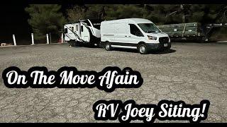 Nomad Life! On The Move Again, RV Joey Siting!