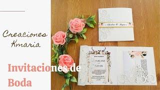 INVITACIONES DE BODA / Wedding Invitations / Creaciones Kmaria