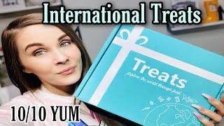 Reviewing Try Treats Subscription Box! Snacks Chosen Each Month From A Different Country!