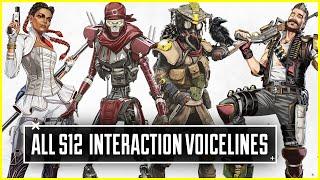 ALL NEW Legends Interaction Voicelines - Apex Legends Season 12