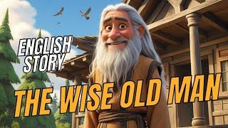 The Wise Old Man: Finding Joy in Life's Simple Moments. English story for beginners and kids.