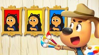 Primary Colors | Learn Colors🟡| Educational Cartoon | Police Cartoon | Sheriff Labrador