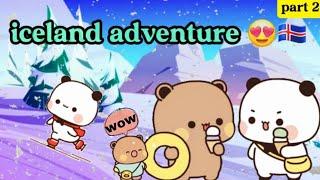 Ruby’s Iceland Adventure ️ | The Surprise Trip (Part 2) Bubu Dudu Cartoon | Peachgoma BubblyDudu