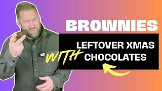 ¡El mejor truco para hacer brownies ahumados usando chocolates sobrantes!