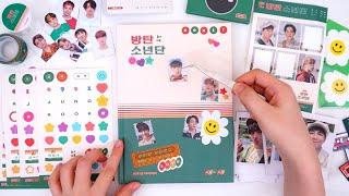 BTS 2021 Season's Greetings Unboxing, Decorating Journal Cover