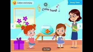 ORANGE & PURPLE COLOR SONG FOR KIDS.