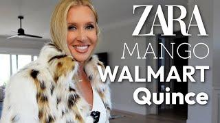 Friday Haul | Quince ZARA Mango WALMART | FALL 2024 TRY ON