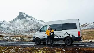 Van Camping Through Snowy Volcanoes and Waterfalls of ICELAND