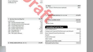 How to Read a Loan Estimate