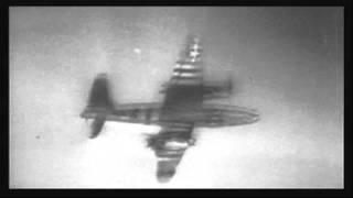 WWII D-Day Martin Marauder B-26 direct hit