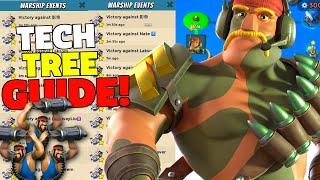 THE Season 69 Tech Tree Guide! ⭐ // Boom Beach Warships